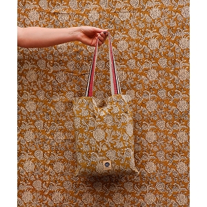 DOING GOODS BOTANICAL SINGLE THROW IN TOTEBAG<br>