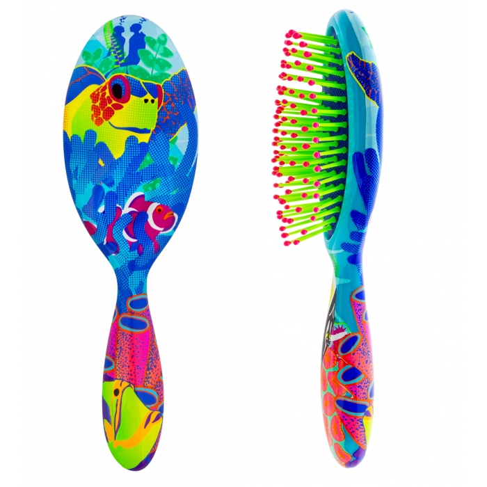 Pylones brosse cheveux petite fluocean