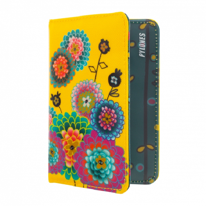 Pylones porte passeport voyage dahlia