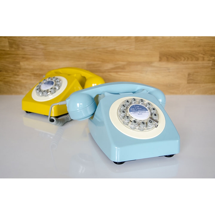 Wild and wolf telephone retro classic p bleu2130901_2