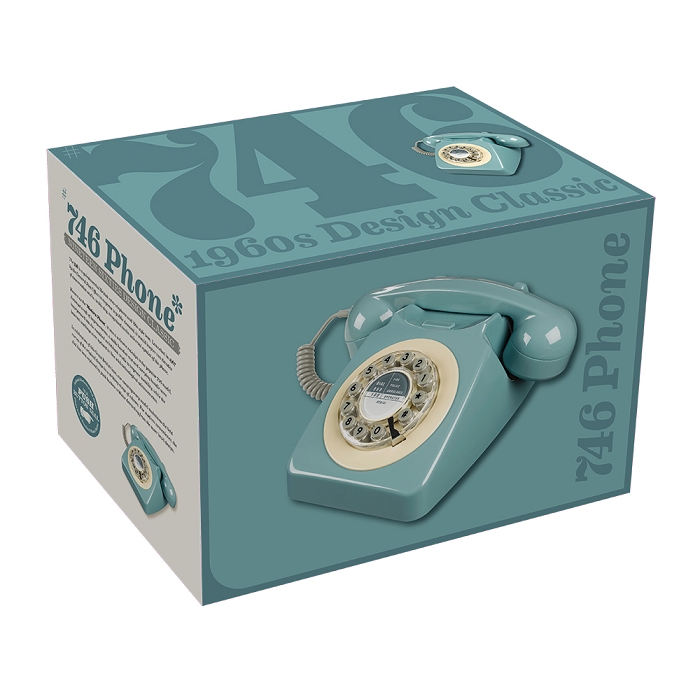 Wild and wolf telephone retro classic p bleu2130901_3