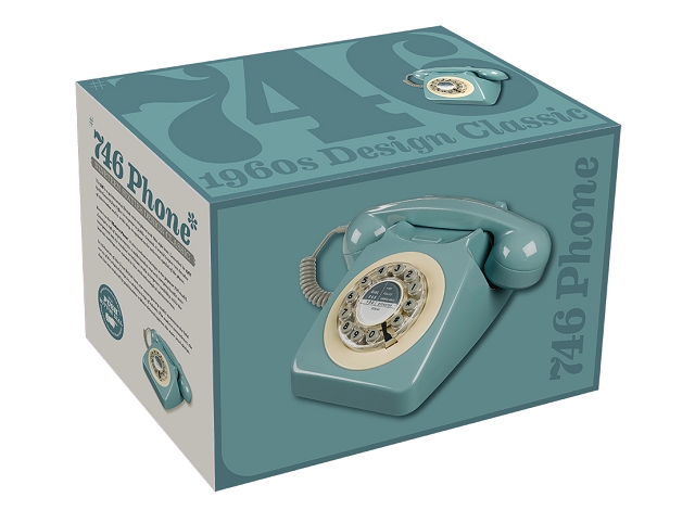 Wild and wolf telephone retro classic p bleu2130901_4