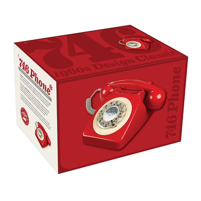 Wild and wolf telephone retro classic p rouge2130905_3