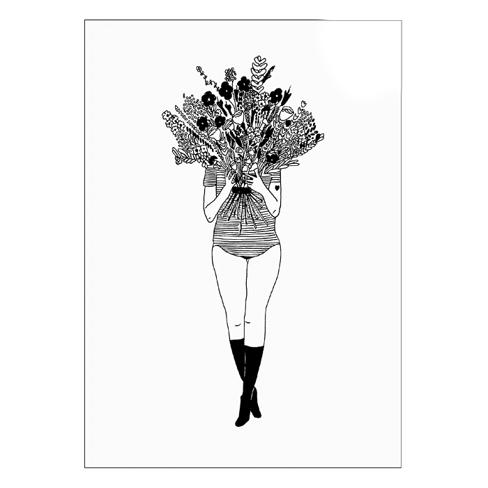 Helen b poster flower