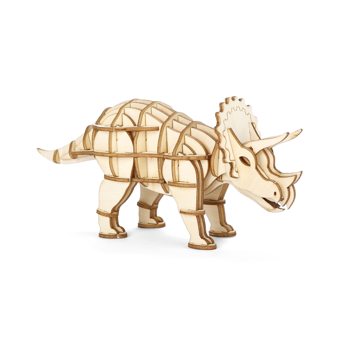 Kikkerland 3d puzzle triceratops