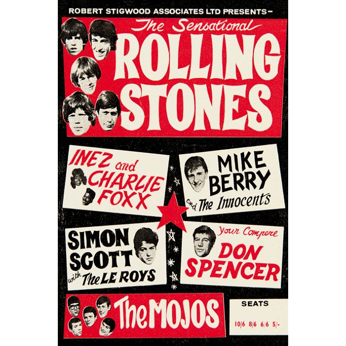 Blueshaker poster rolling stones 