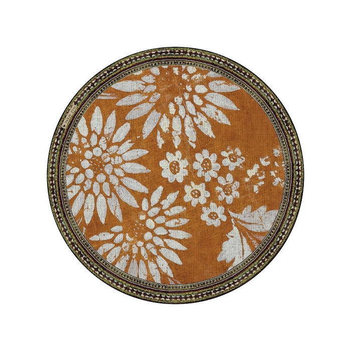 Beija flor set table rond bohemian garden