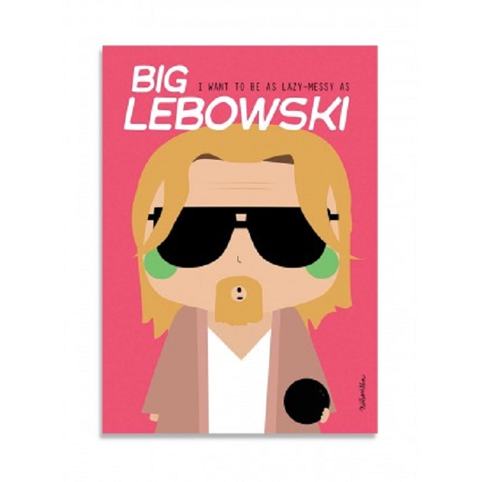 Wall edition poster big lebowski ninasilla 