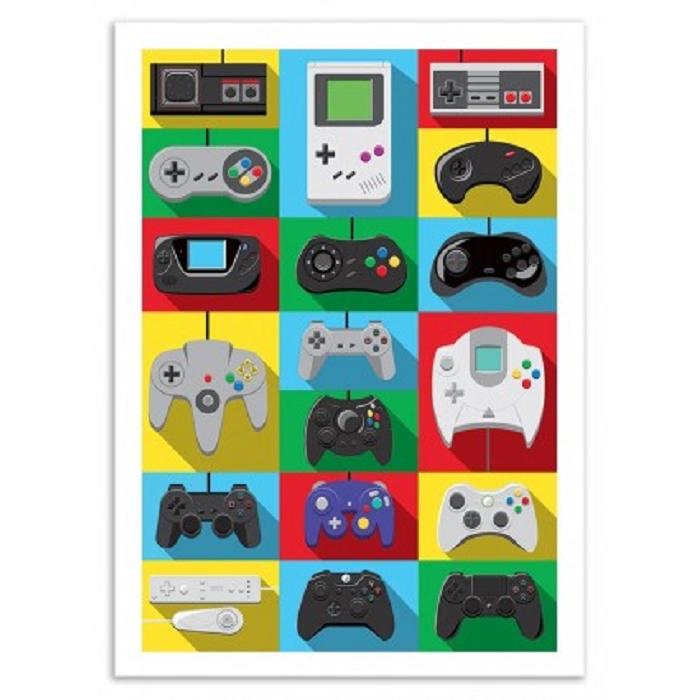 Wall edition poster legendary controllers 