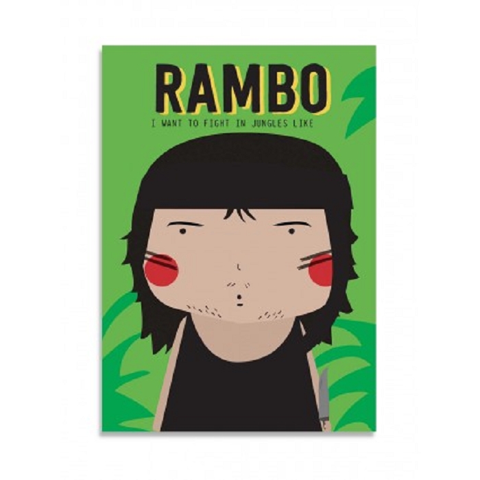 Wall edition poster rambo ninasilla 