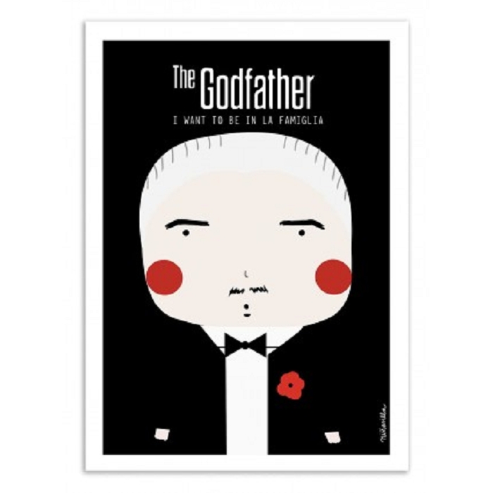 Wall edition poster the godfather ninasilla 