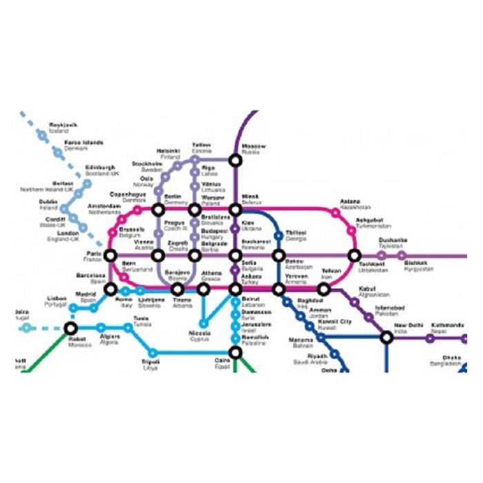 Wall edition poster world metro gm 2595401_2