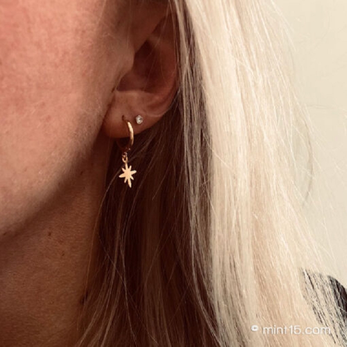 Mint15 boucle oreille minimalistic star2600201_2