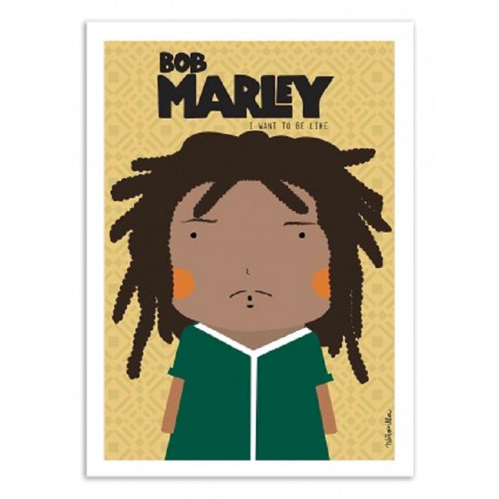 Wall edition poster bob marley 