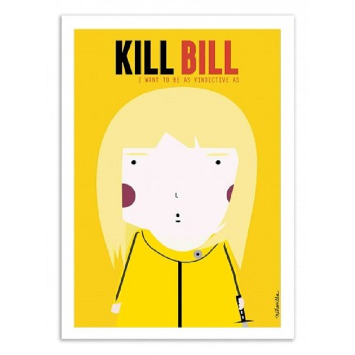 Wall edition poster kill bill ninasilla 