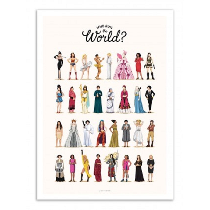 Wall edition poster run the world 