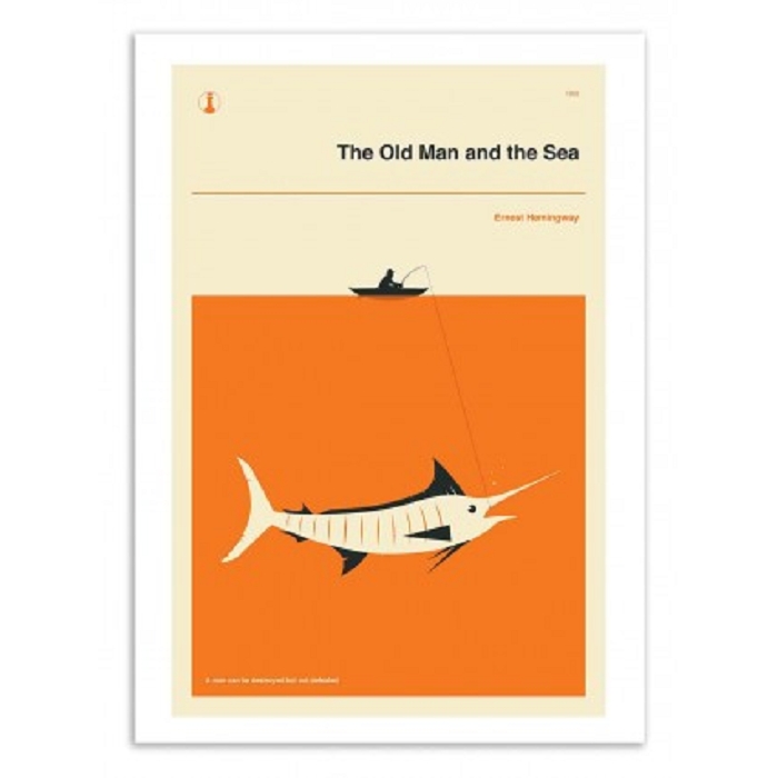 Wall edition poster the old man and the sea 