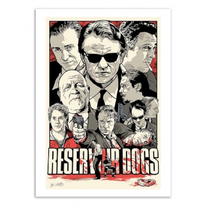 Wall edition poster reservoir dogs 