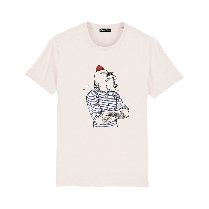 Ocean park tee shirt homme mouette