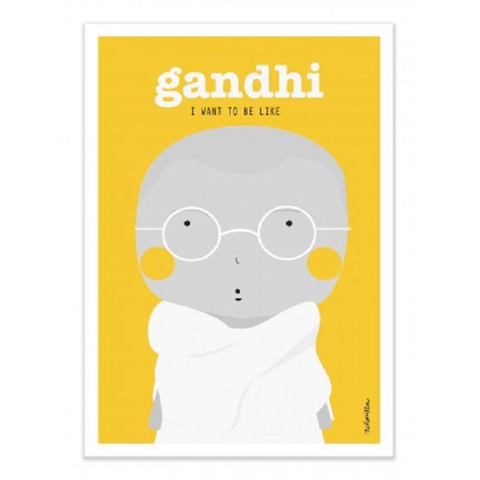 Wall edition poster gandhi ninasilla 