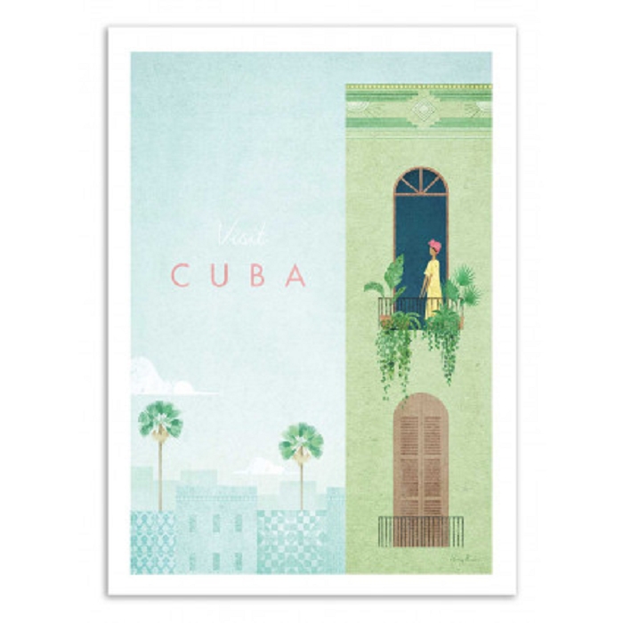 Wall edition poster visit cuba 