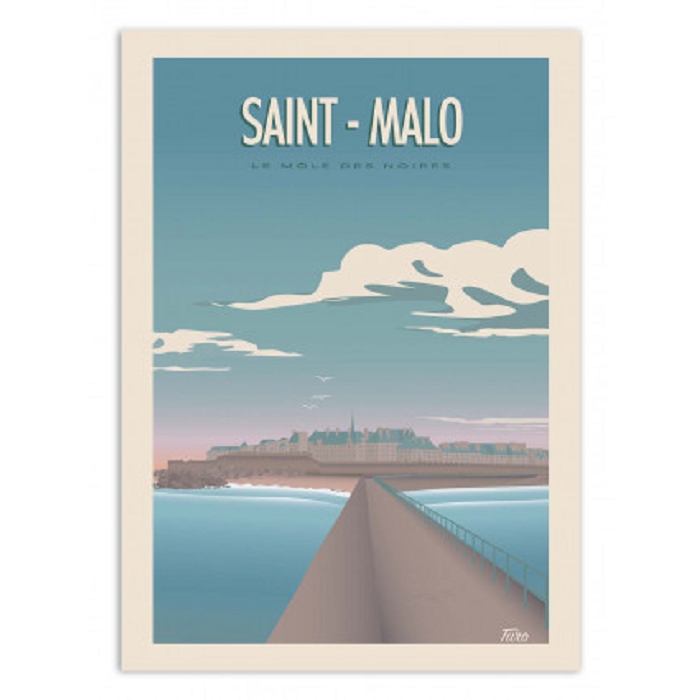 Wall edition poster saint malo 