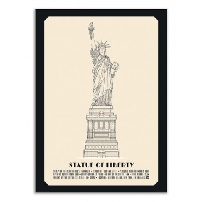 Wall edition poster statue of liberty 