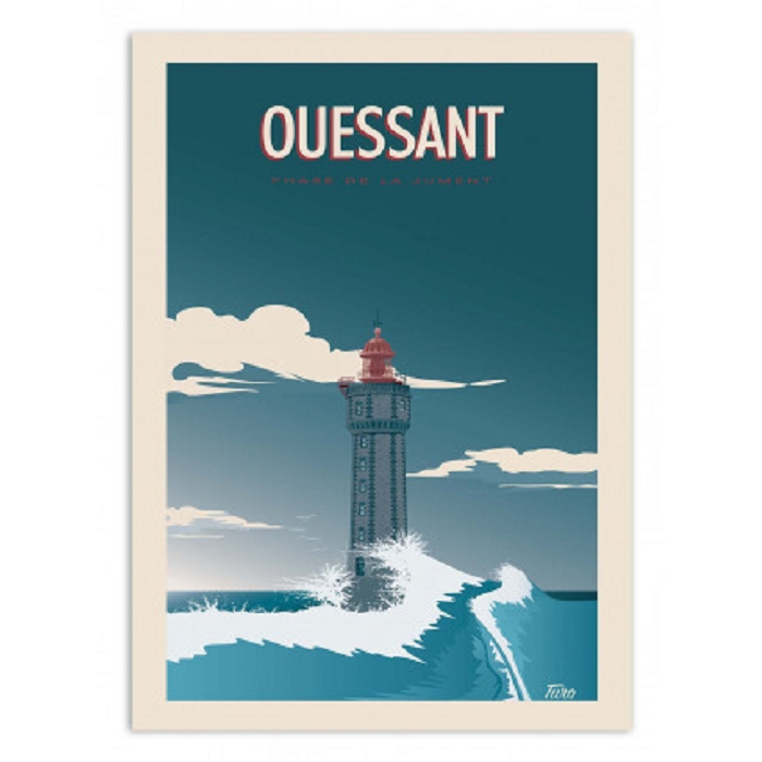 Wall edition poster ouessant 