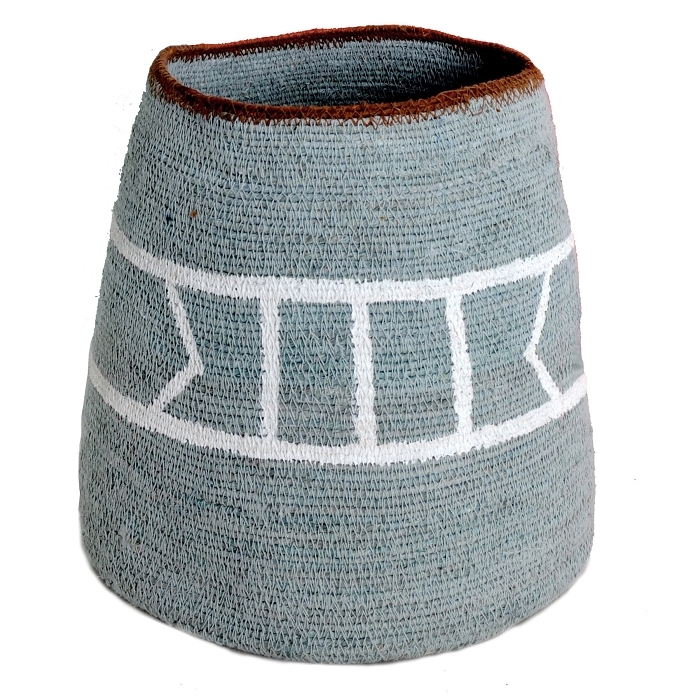 Sarl kristo baobab paniere tribal bleu gris 2797501_2