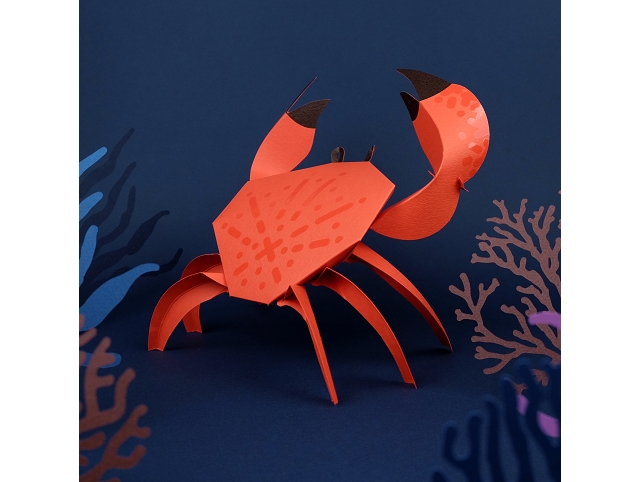 Plego paper pleasure crabe dormeur orange2856701_3