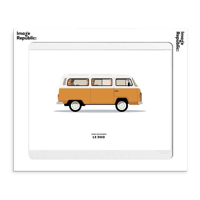 Image republic poster duo combi vw orange2865901_2