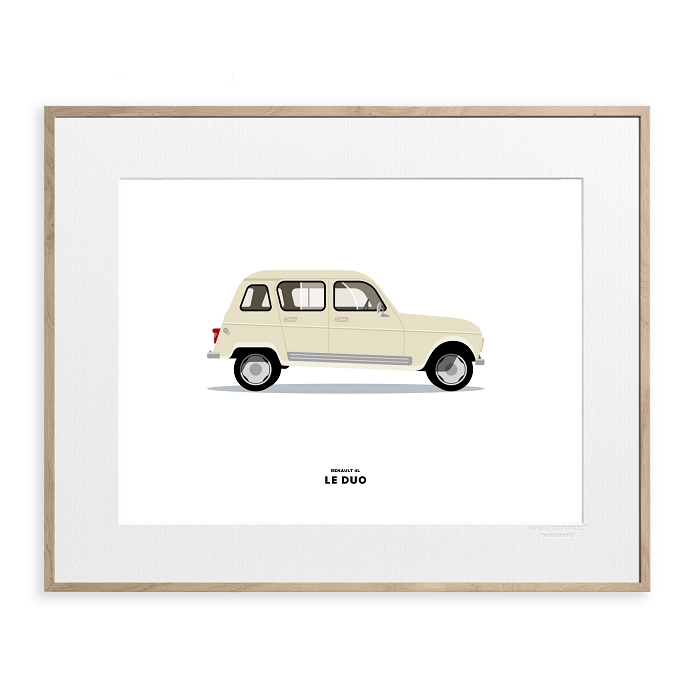 Image republic poster duo 4l renault beige