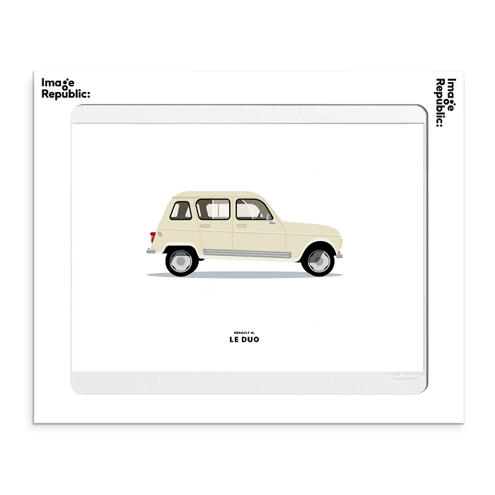 Image republic poster duo 4l renault beige2866701_2