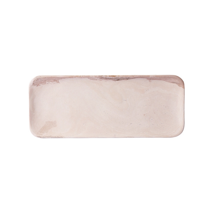 Hk living marble tray pink