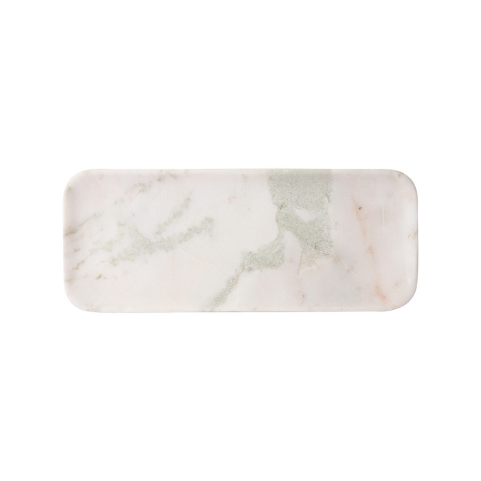 Hk living marble tray blanc