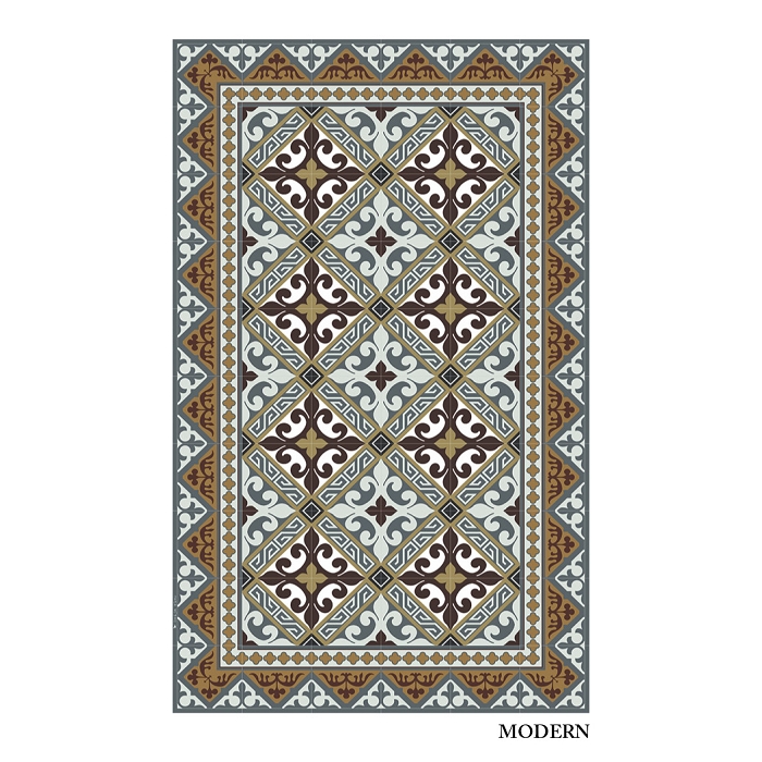 Beija flor tapis tiles large run 60*180 flor de lis
