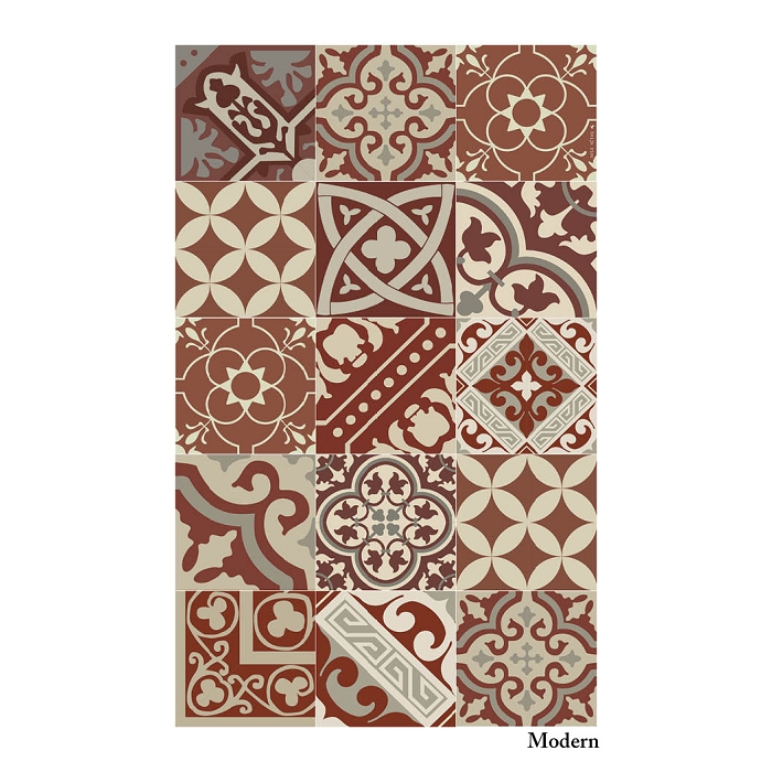 Beija flor tapis tiles xlrunner 80*195 vinyl eclectic