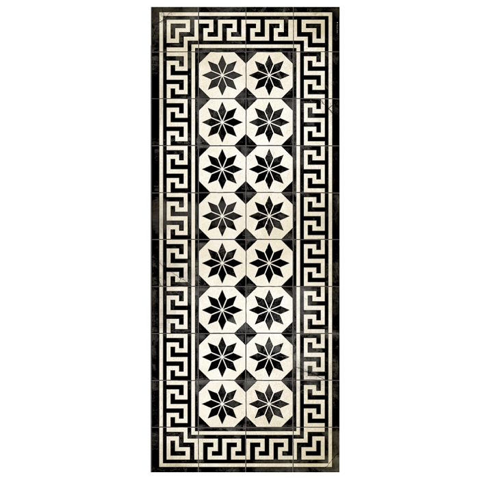 Beija flor tapis tiles cor 80*240 gothic