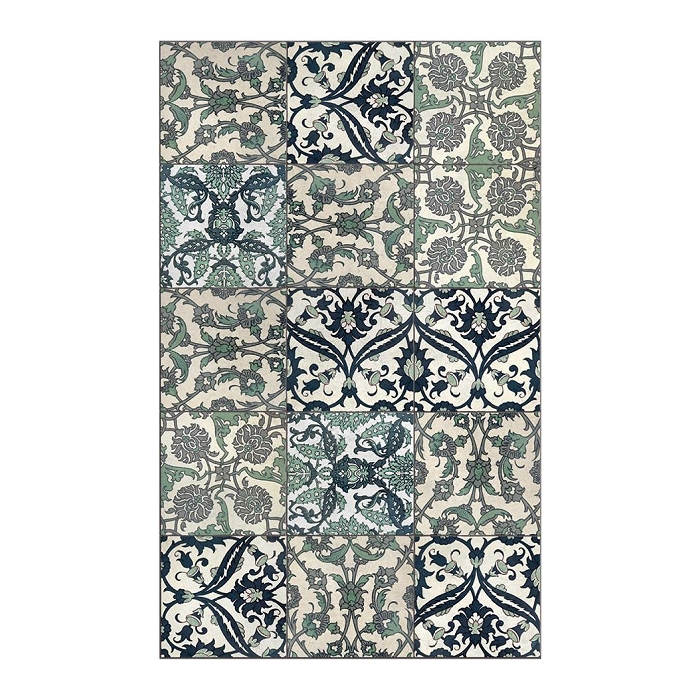 Beija flor tapis tiles large ro 140*220 armenian