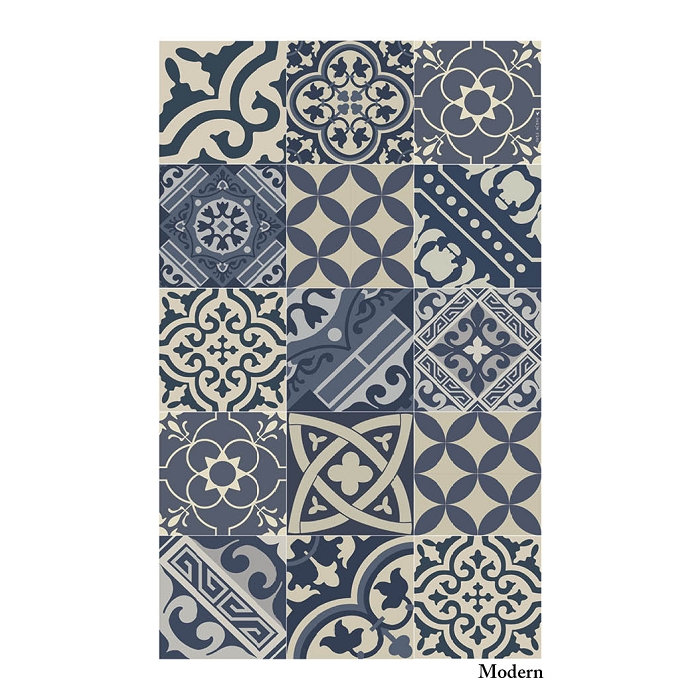 Beija flor tapis tiles large ro 140*220 eclectic