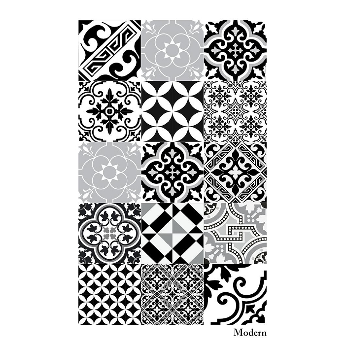 Beija flor tapis tiles large ro 140*220 eclectic