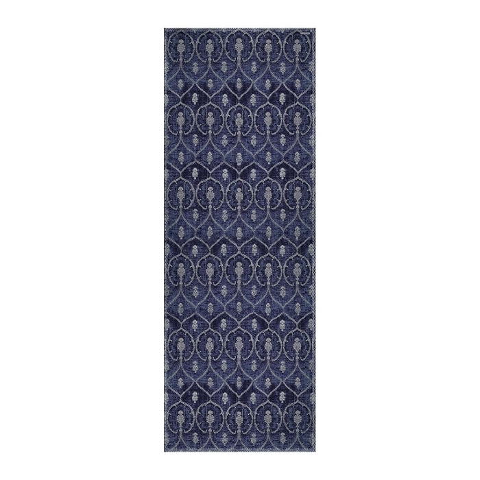 Beija flor tapis flatwoven r 50*120 royal indigo