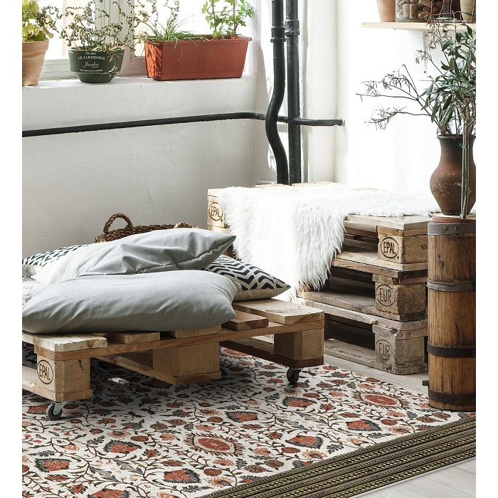 Beija flor tapis flatwoven xl runner 80*195 bohemian garden3009013_2