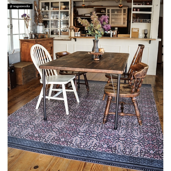 Beija flor corr 80*240 tapis flatwoven corridor 80*240 bohemian garden3009106_2