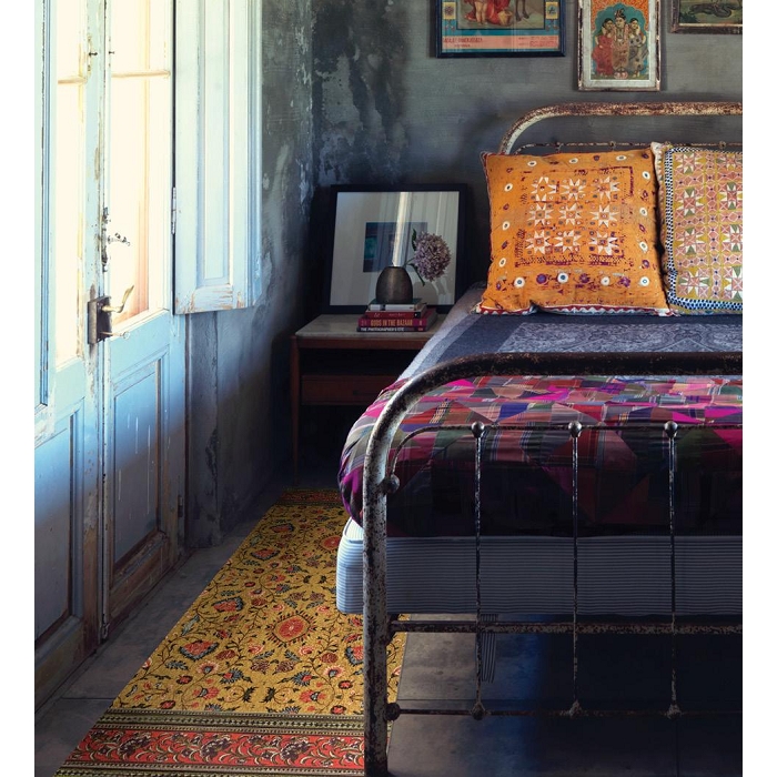 Beija flor tapis flatwoven corridor 80*240 bohemian garden3009109_2