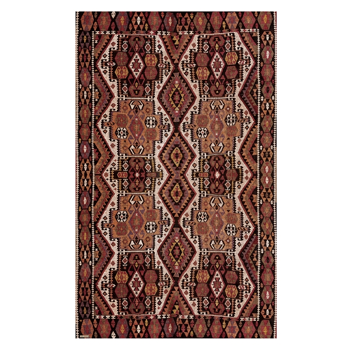 Beija flor tapis flatwoven corridor 80*240 kilim
