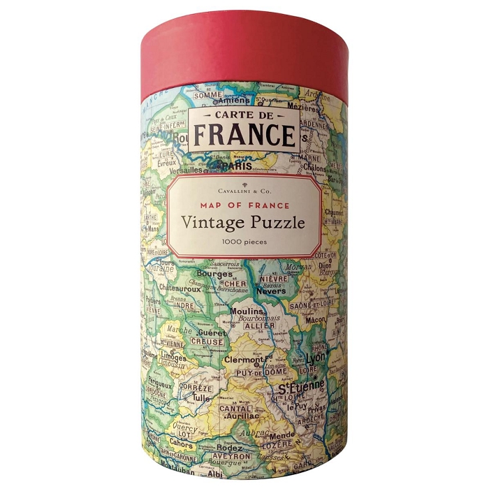 Letterbox puzzle 1000pc plan de la france 