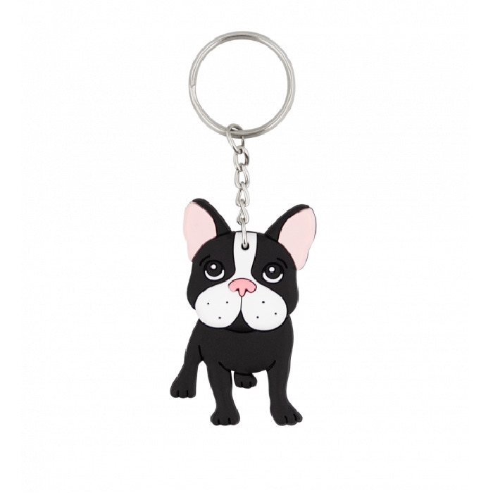 Pylones anikeyri porte cles animaux bulldog