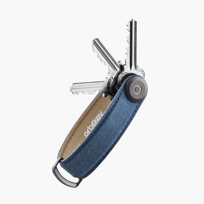 Orbitkey key organiser leather waxed canvas