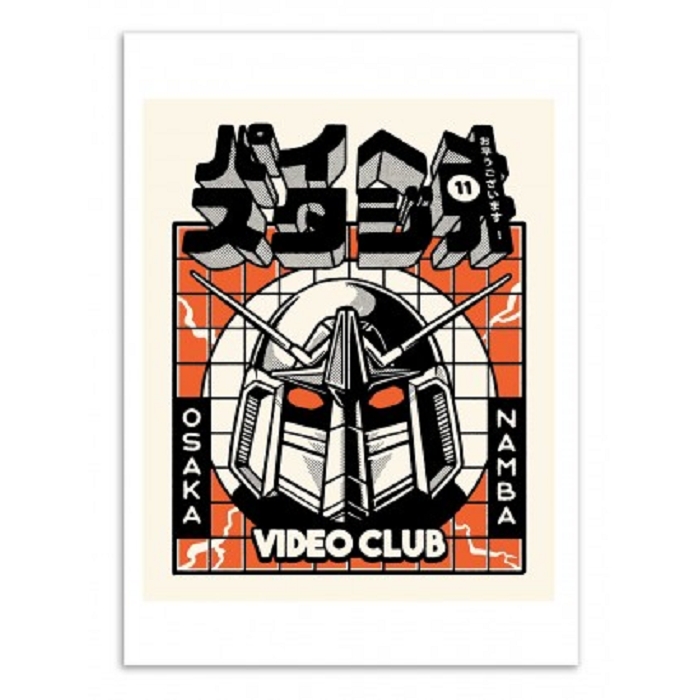 Wall edition poster video club 